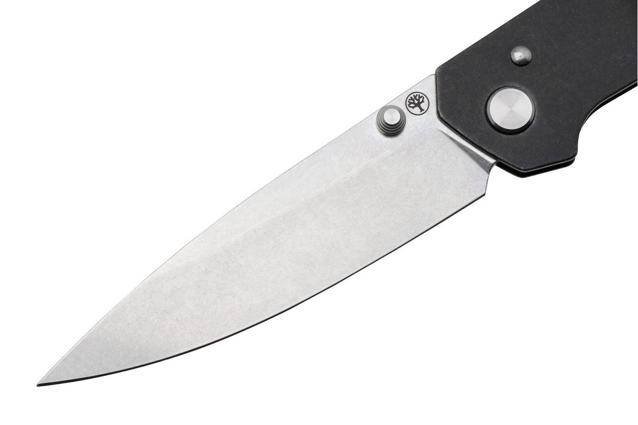 Böker Kihon Bifold 110314, Stonewashed CPM MagnaCut, Black Stainless Steel zakmes, Lucas Burnley design