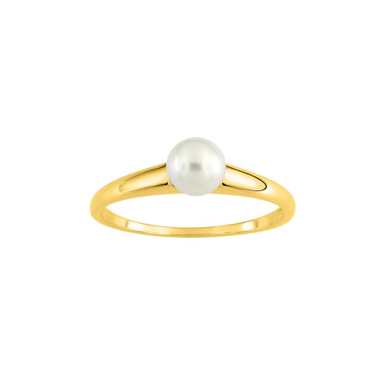 Bague Femme - perle - Or 9 Carats