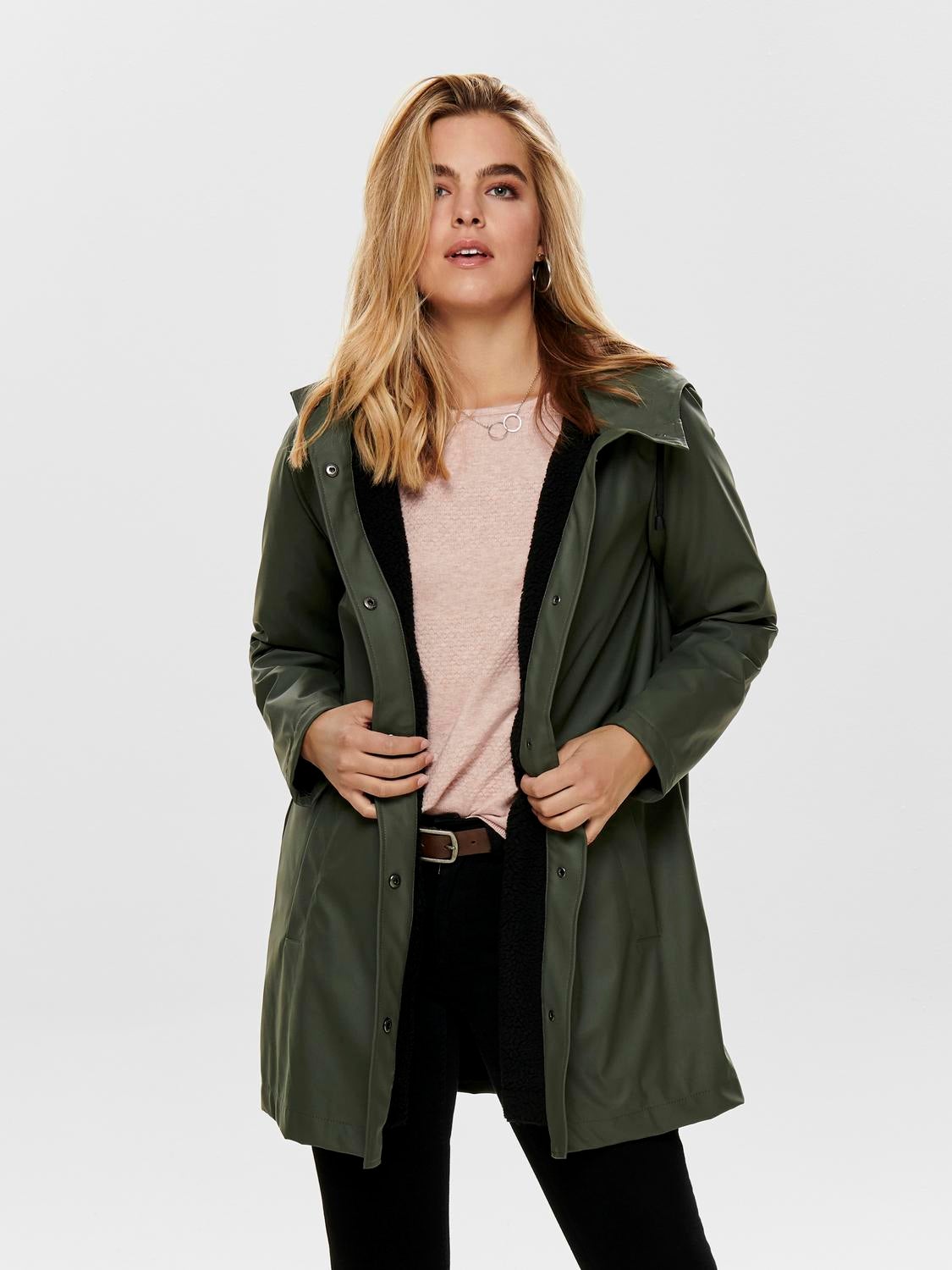 ONLVANESSA Regenmantel Beluga