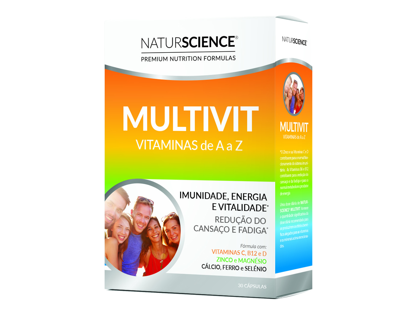 SUPLEMENTO NATURSCIENCE MULTIVIT 30 COMP