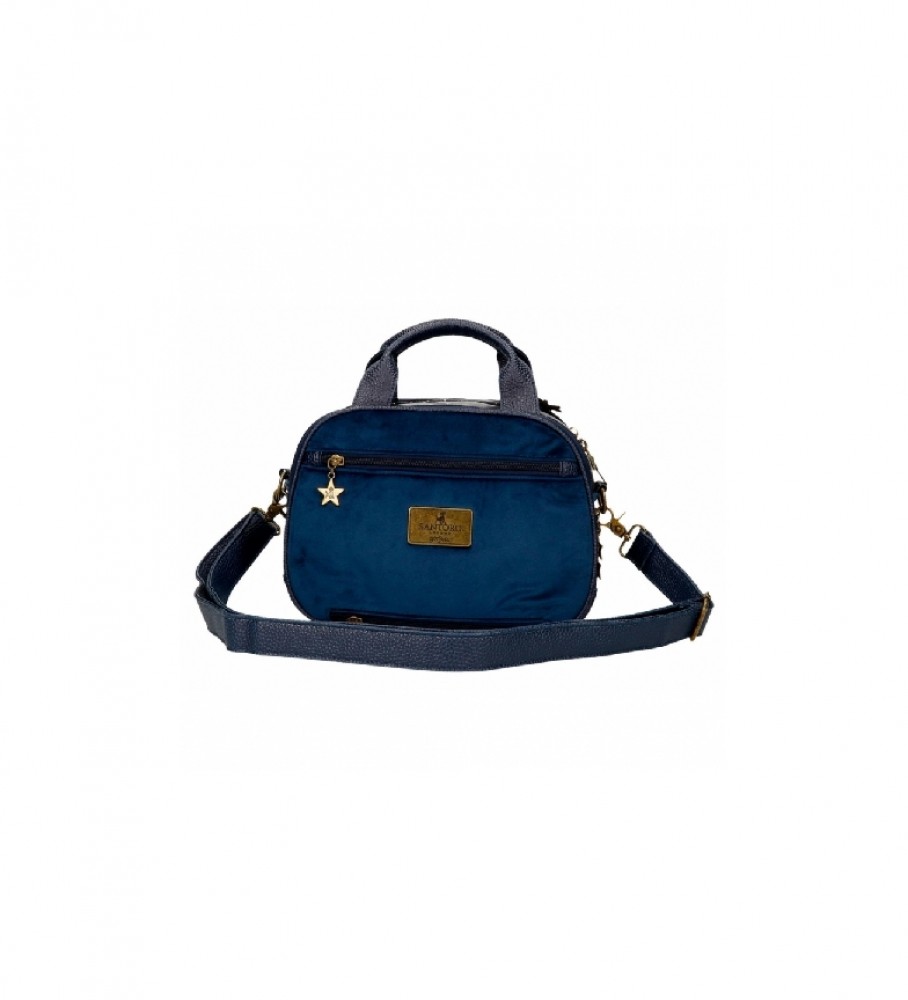 Nécessaire Santoro Moon Buttons - 28x21x17cm - Rosa, Azul