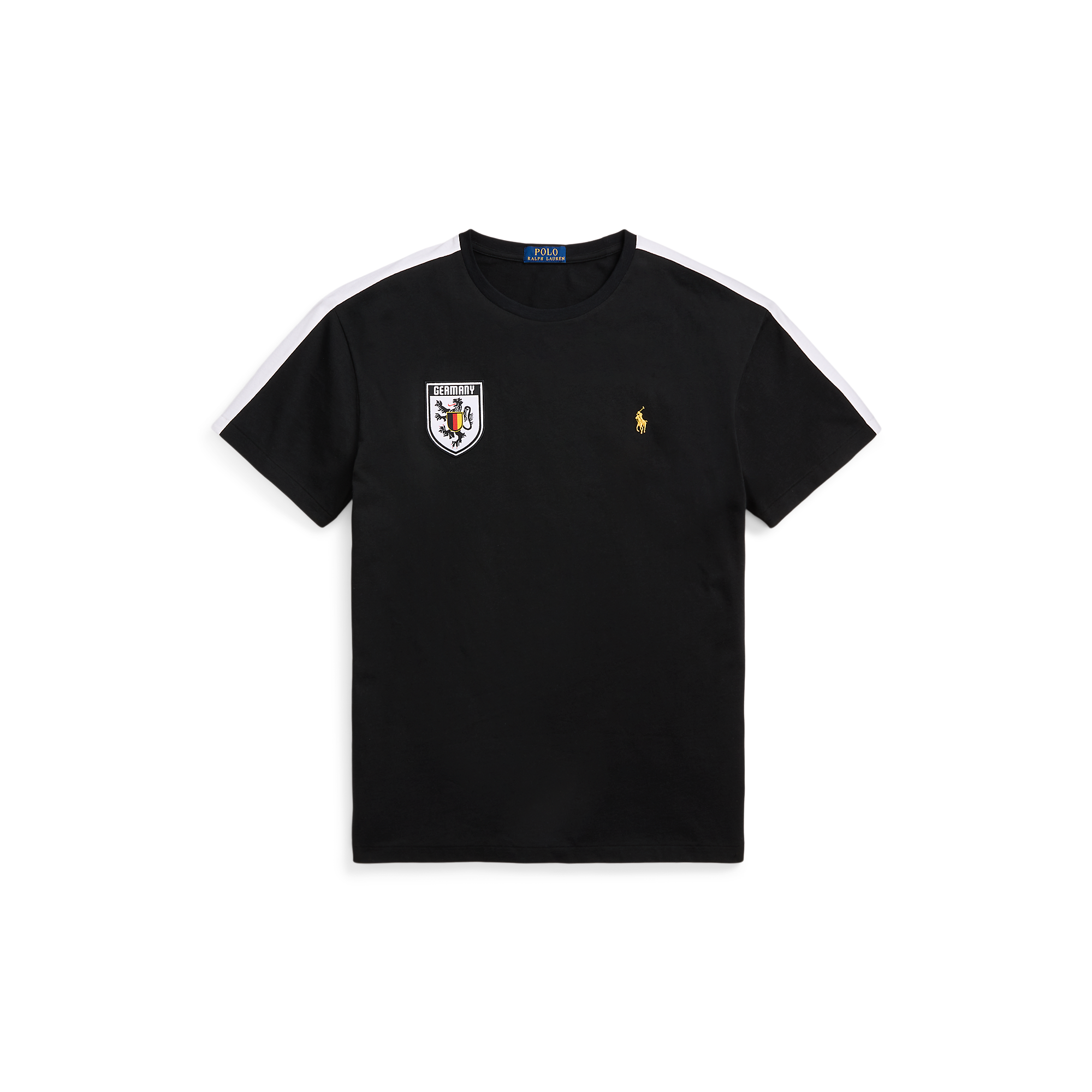 Tee-shirt col rond en coton | Noir