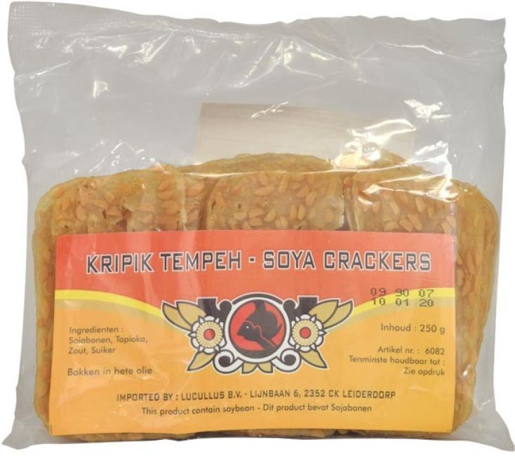 Lucullus Ongebakken Kripik Tempeh 250g