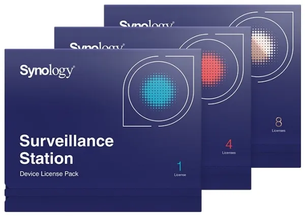 Synology Camera License Pack - Licens - 8 kameraer