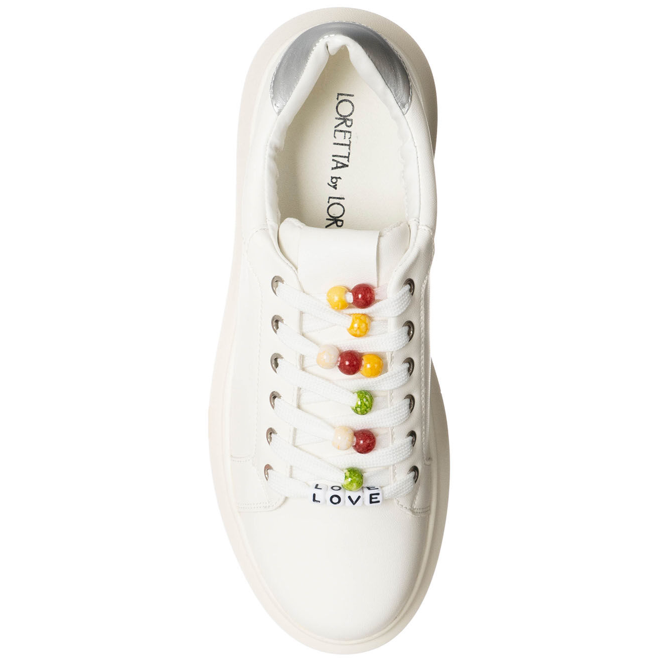 Loretta by Loretta Sneakers Luisa blanc/gris