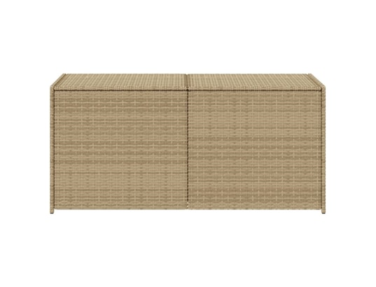 VIDAXL - Coffre Boîte de rangement de jardin mélange beige 283l résine tress...