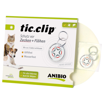 Anibio Tic-clip Anhänger gegen Zecken & Flöhe