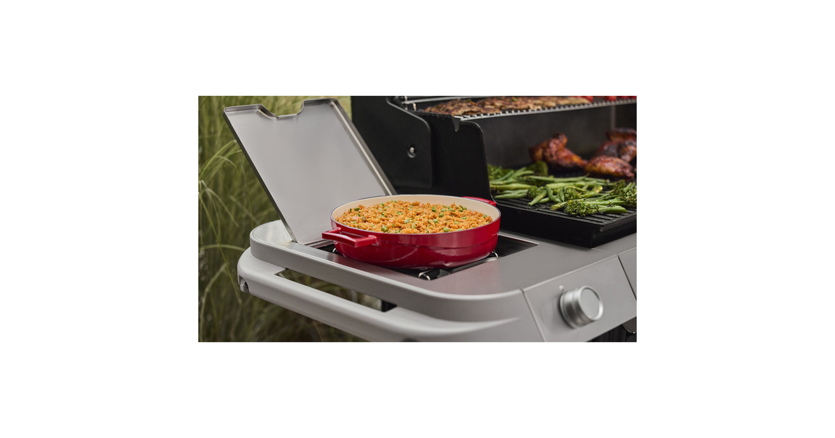 WeberGenesis E-435W gasbarbecue  (Zwart/metaal)