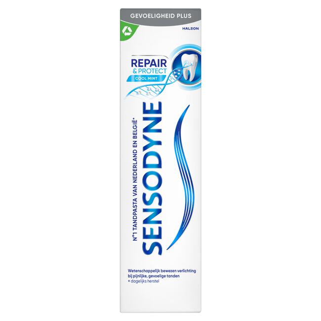 Sensodyne Repair & Protect Cool Mint Tandpasta Voor Gevoelige Tanden 75 ML