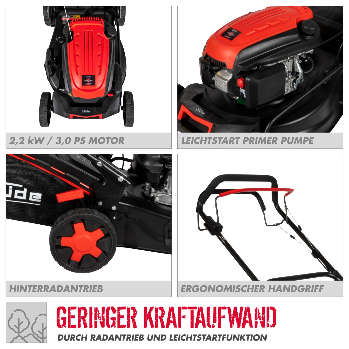 Rasenmäher BIG WHEELER 464.3 R