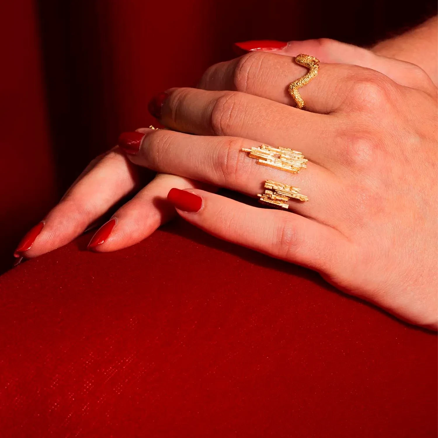 House of Vincent Astley Ring 18 kt. Forgyldt Sølv VJ216-URG