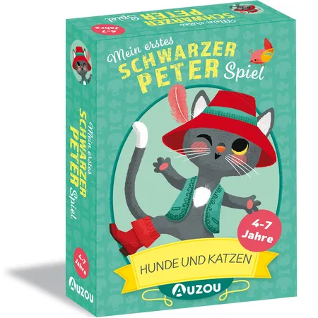 Auzou Mein erstes Schwarzer Peter Spiel - Hunde und Katzen