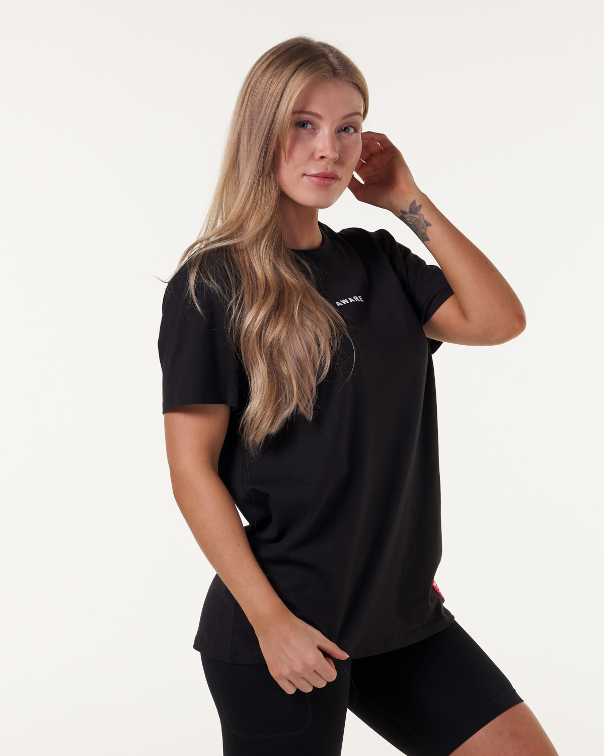 AWARE Logo Tee Black