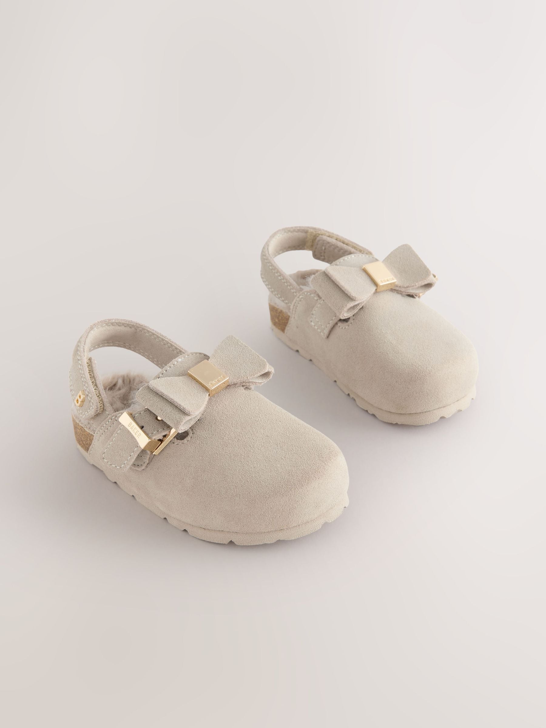 Pastelgeel - Baker by Ted Baker Girls Sling Back Mule Clog Slippers