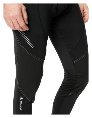 Cuissard Long à Bretelles Vaude Active Warm Noir/Silver