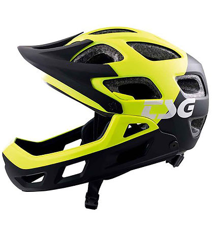 TSG Mountainbikehjelm - Seek FR Graphic - Flow Black/Gul