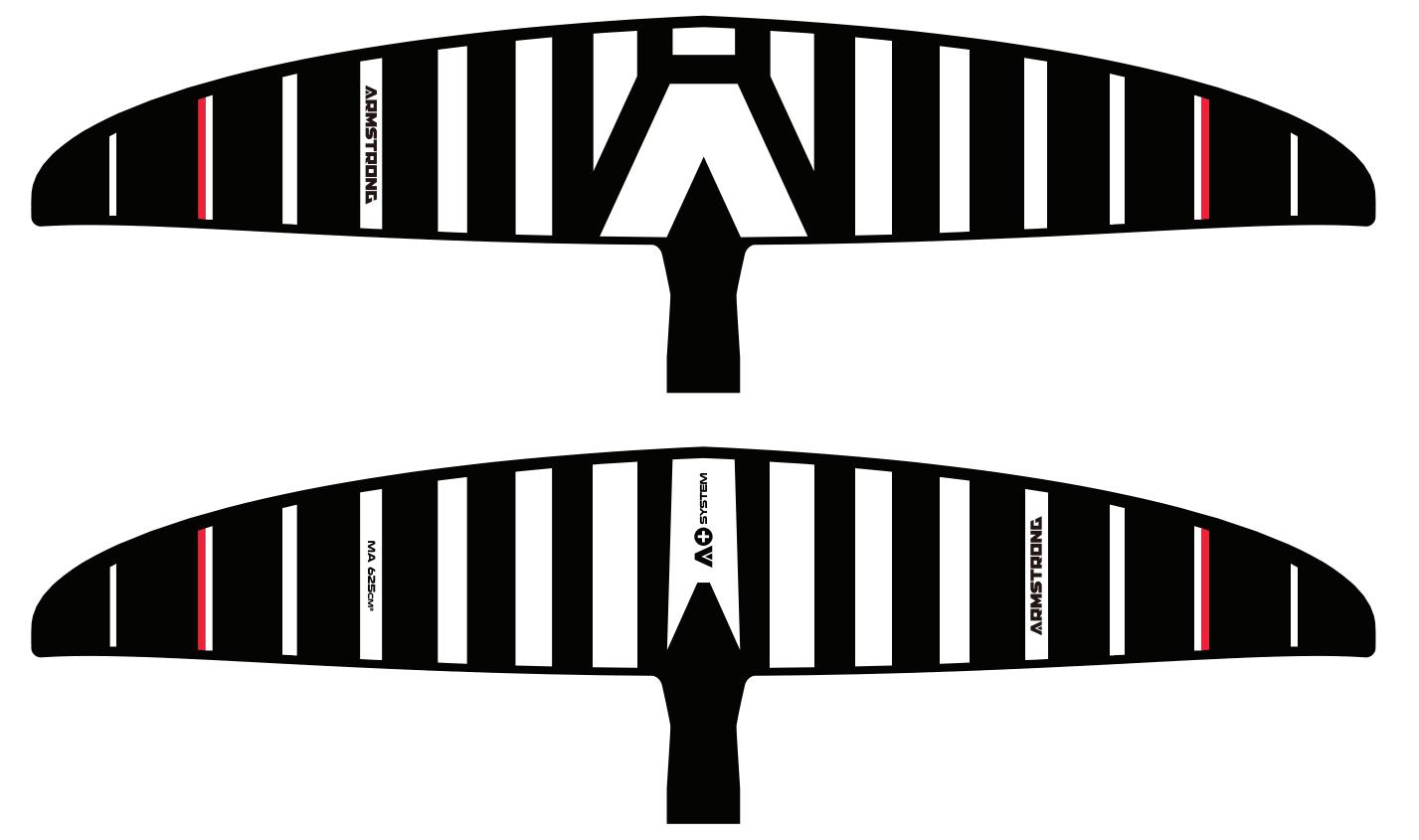 Armstrong Foils Front Wing Mid Aspect - MA MA 800 / 800 cm²
