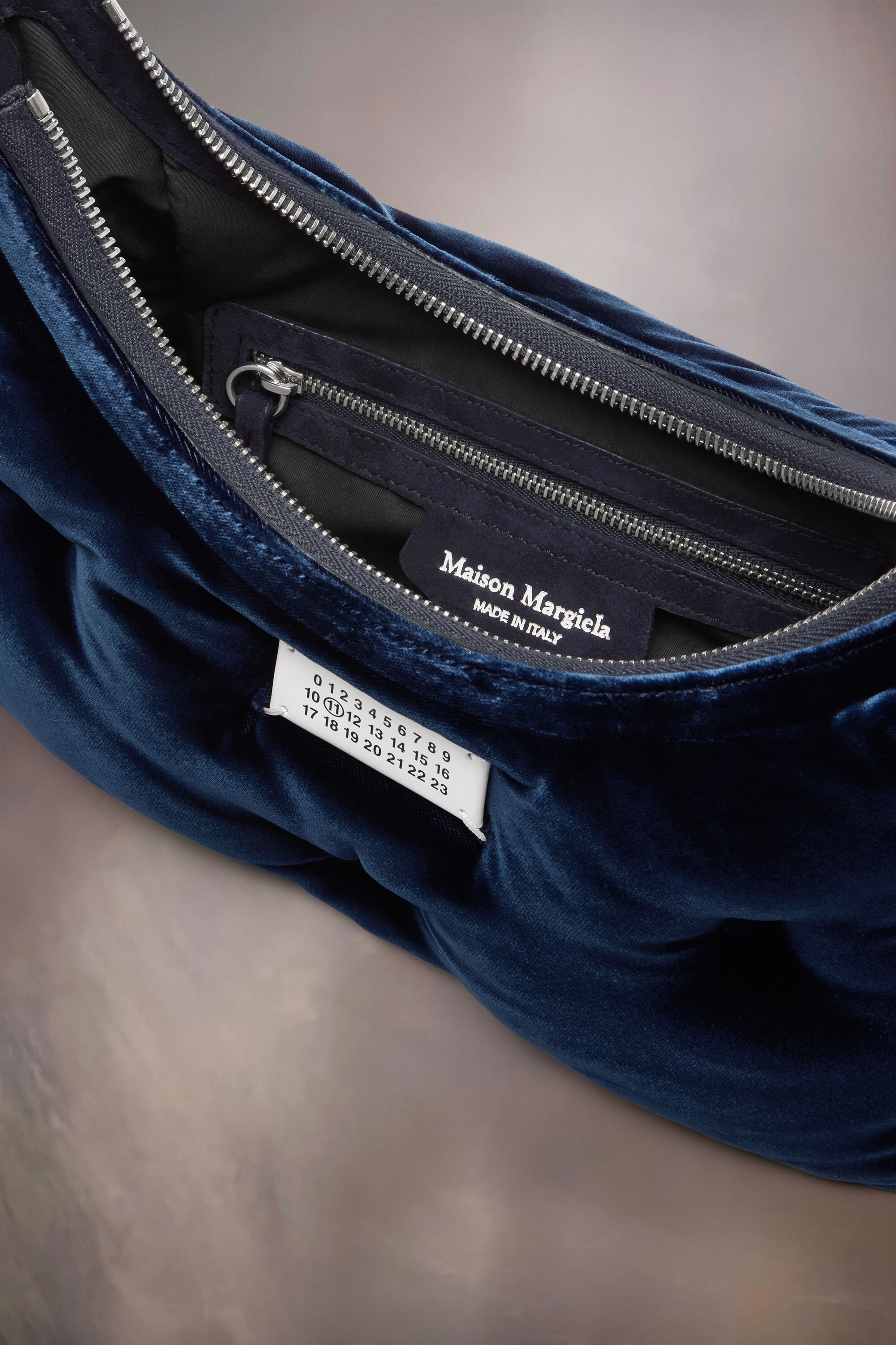 Sac Glam Slam hobo small Bleu Foncé