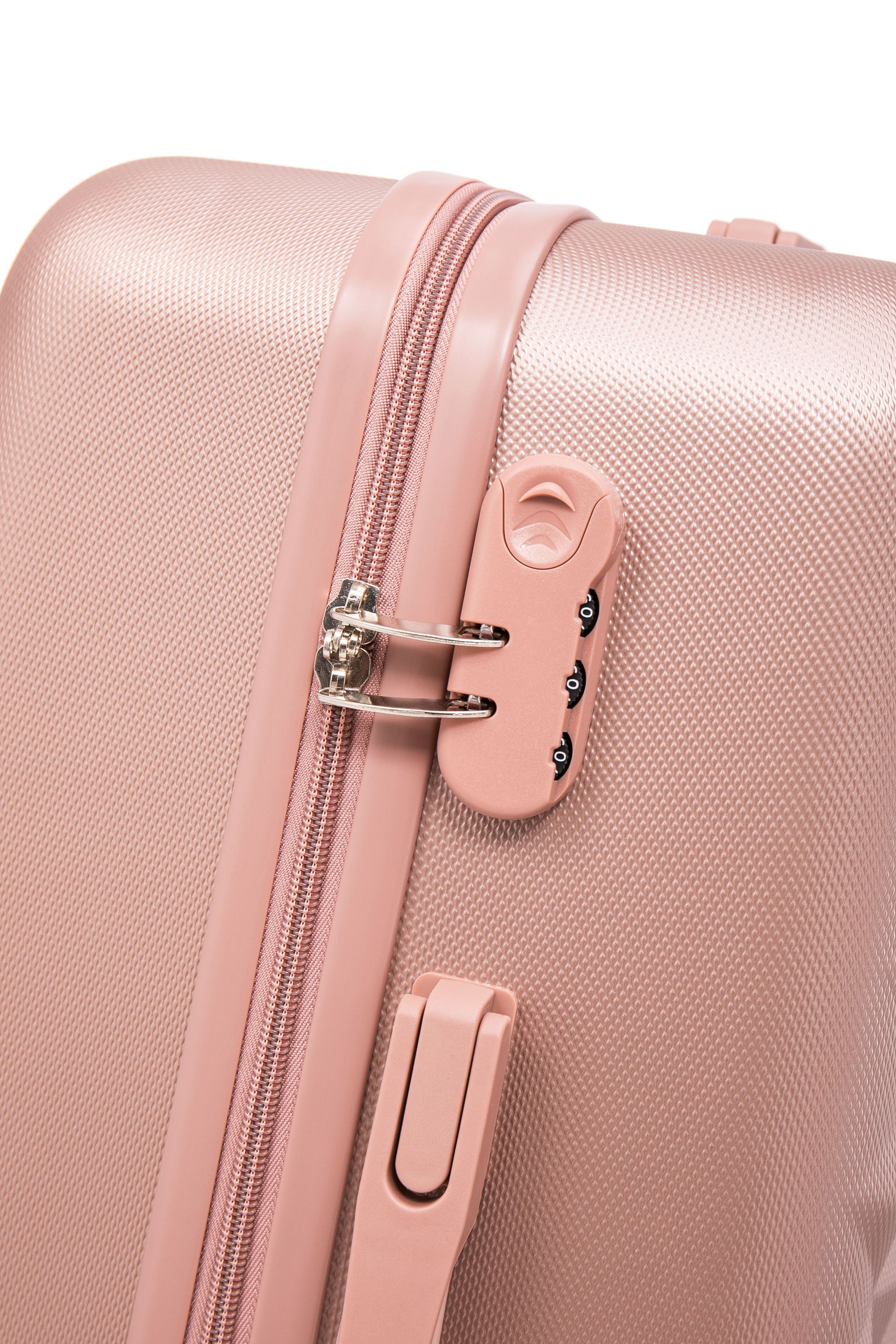 Reisekoffer Hartschalenkoffer AMY 3er Set roségold