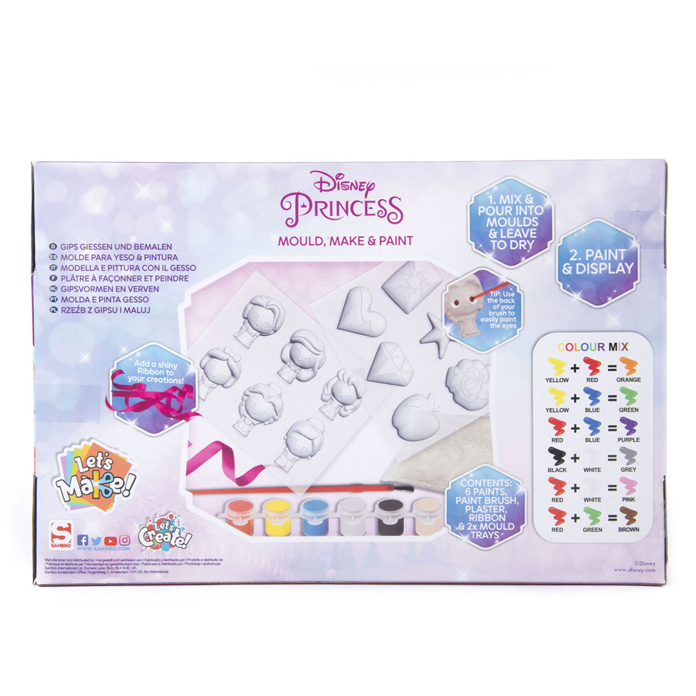 Gips Gieten & Schilderen Disney Prinses XL