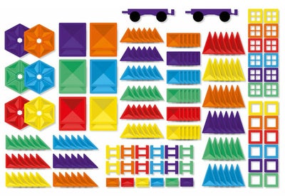 Connetix Magnetiske Byggeklosser Rainbow Mega Pack 212 Deler