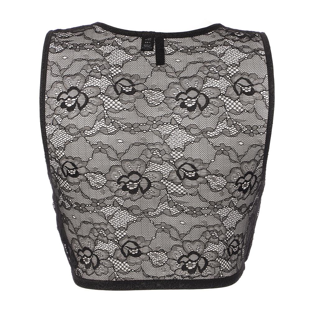 Vero Moda Brassière en Dentelle Noir Femme Vero Moda 10277259