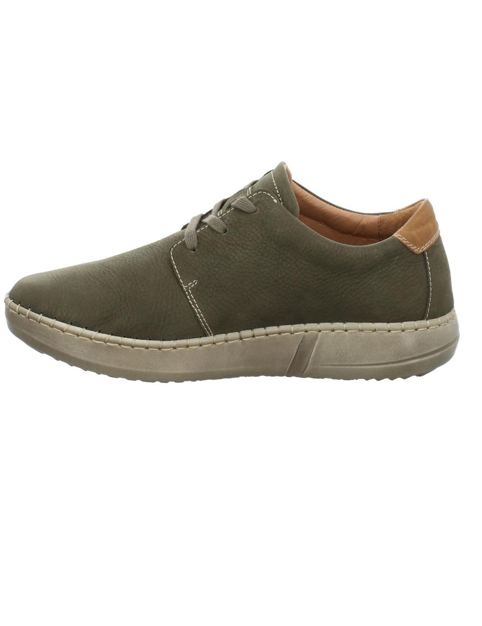 Halbschuh Louis 01, moos-kombi