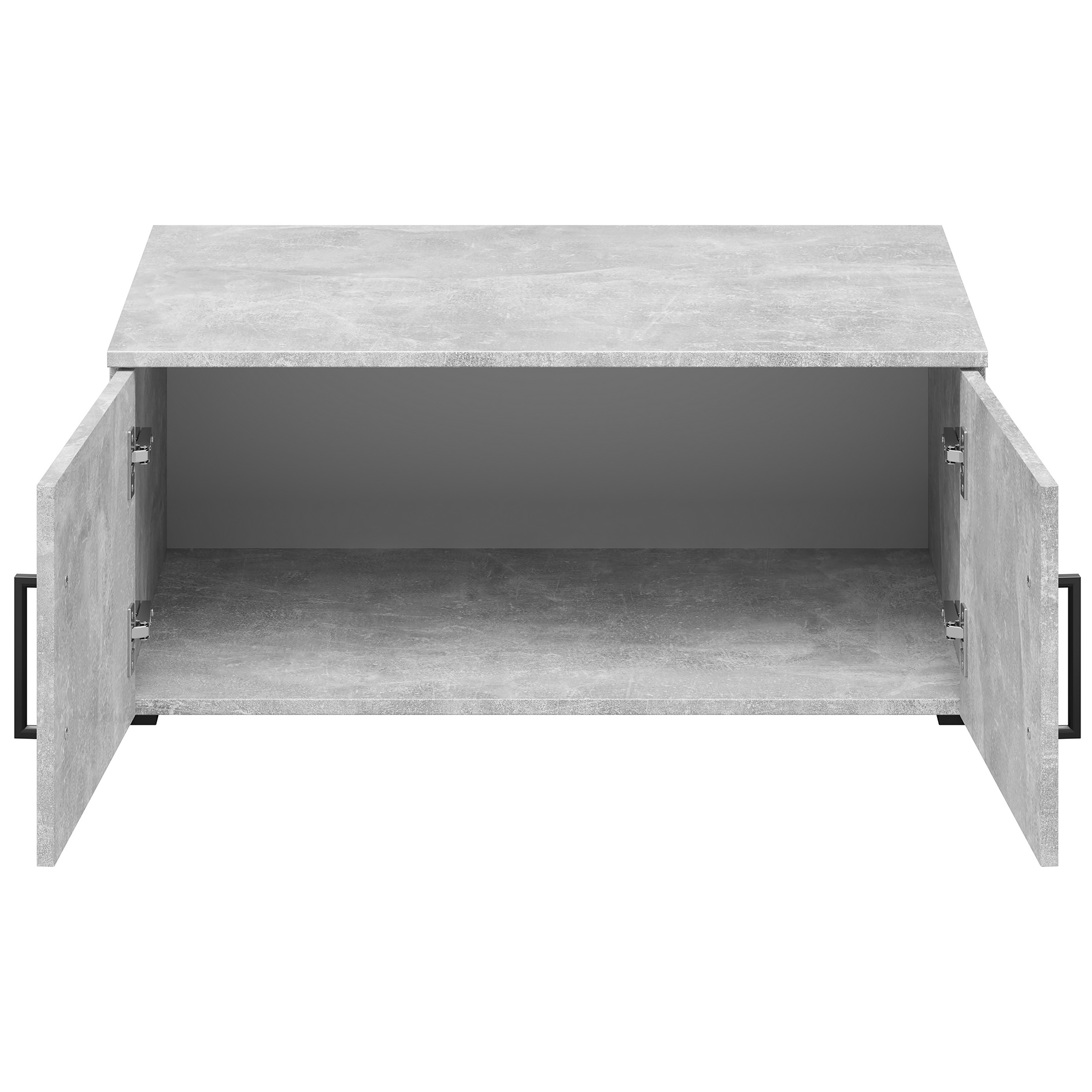 Aufsatzschrank/ Stand-Hängeelement - Betonoptik - 80 cm breit