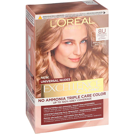 Permanent hårfarve 8U Light Blonde