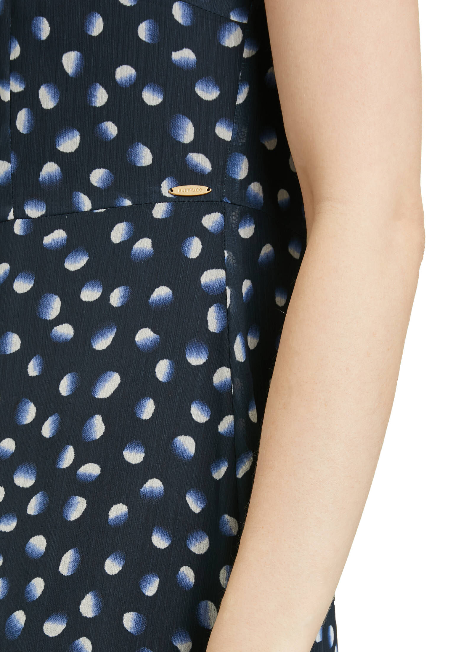 Betty & Co| Damen Midikleid mit Stufen