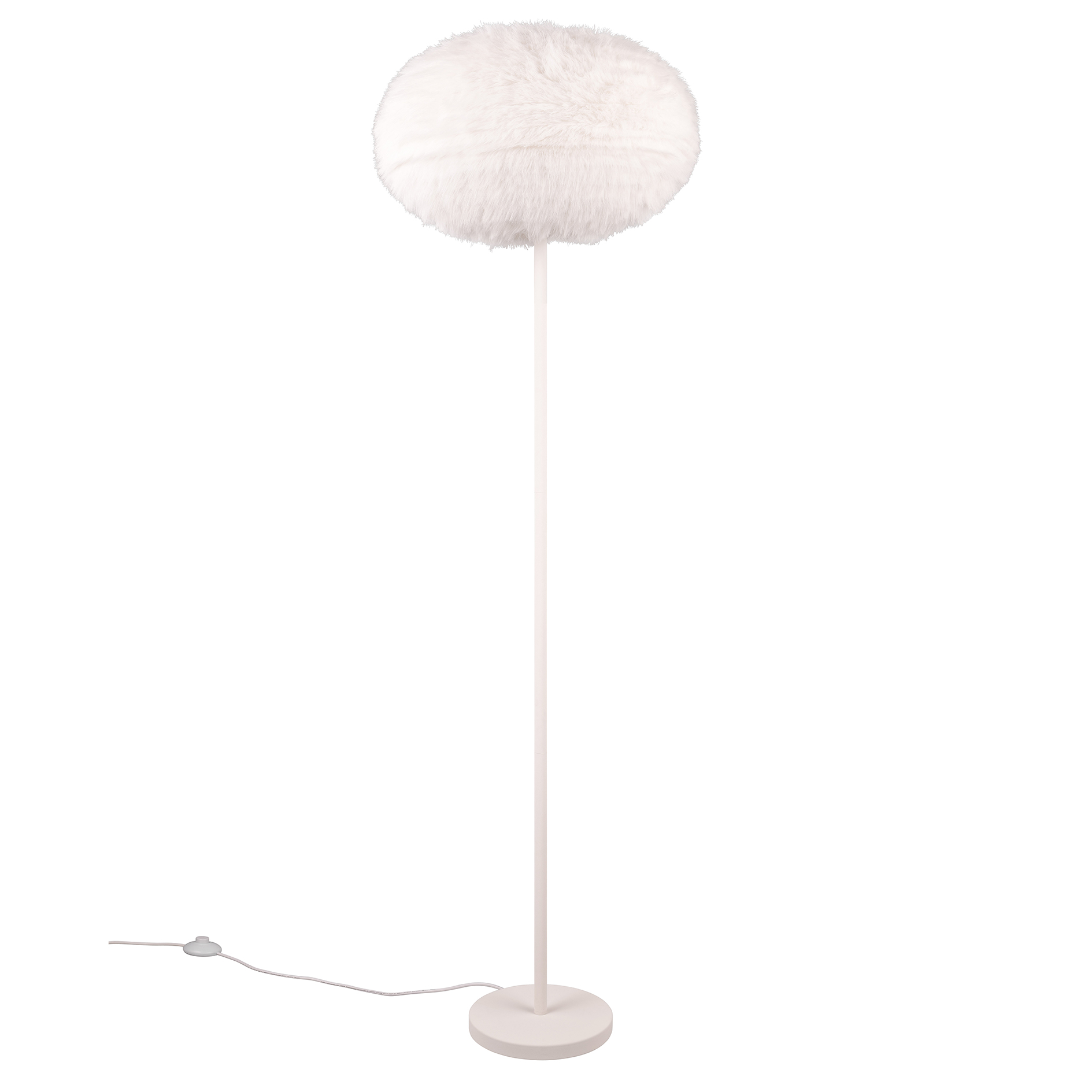 Stehleuchte - Plüsch sand - 154 cm