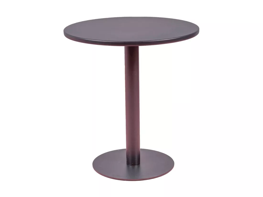 Table haute industrielle en acier 76cm de haut - Brandon - Noir