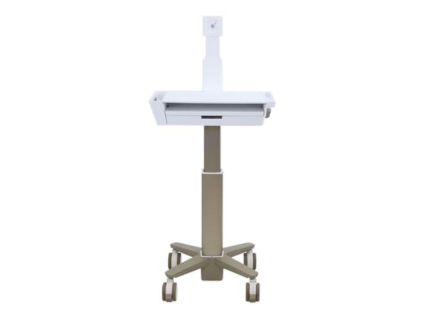 Ergotron CareFit Slim 2.0 - Vogn - lett bruk - for Alt-i-ett / LCD-skjerm - skuff (1x1) - medisinsk - aluminium, kvalitetsplast, sinkplettert stål -