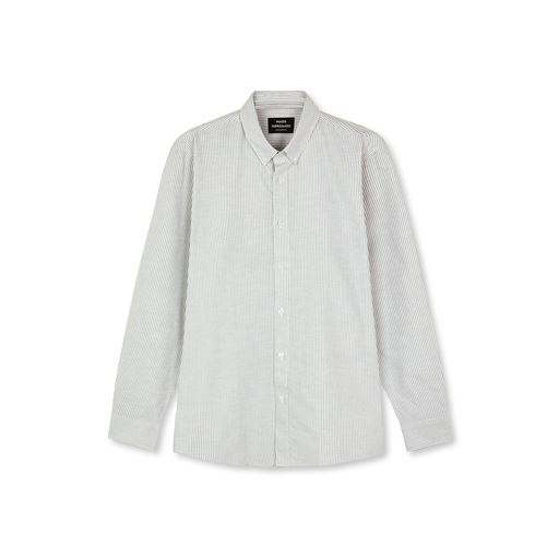 Mads Nørgaard Oxford Sune Stripe Skjorte, Jade/White, XXL
