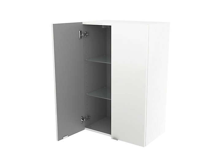Armoire de salle de bains GoodHome Imandra blanc L.60 x H.90 x P.36 cm