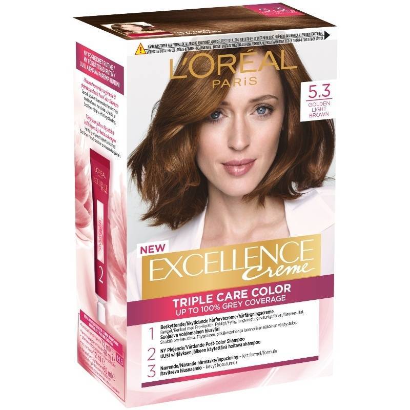 L'Oréal Paris Excellence 5.3 Lysbrun Gylden
