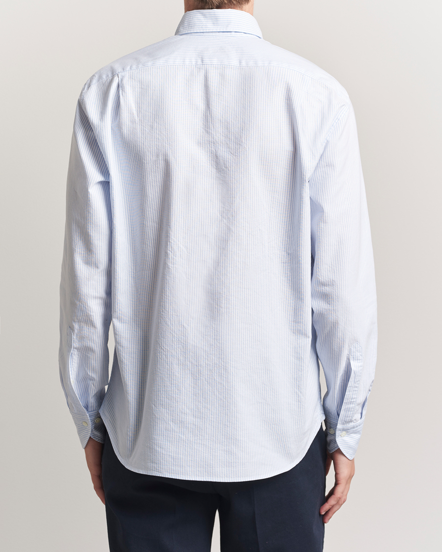 Stenströms Regular Fit Oxford Shirt Blue/White