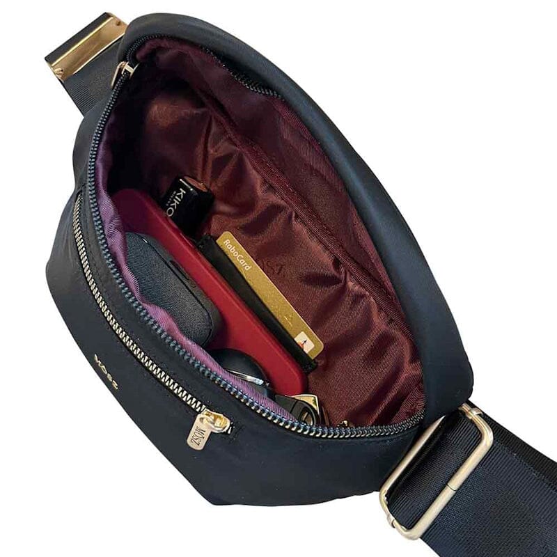 MŌSZ Jessy Heup- / Crossbody Tas Black