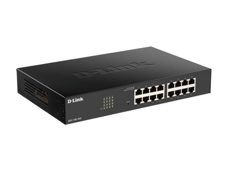 D-Link Switch DGS-1100-16 V2 16 Port Einfach. Unkompliziert. Smart.