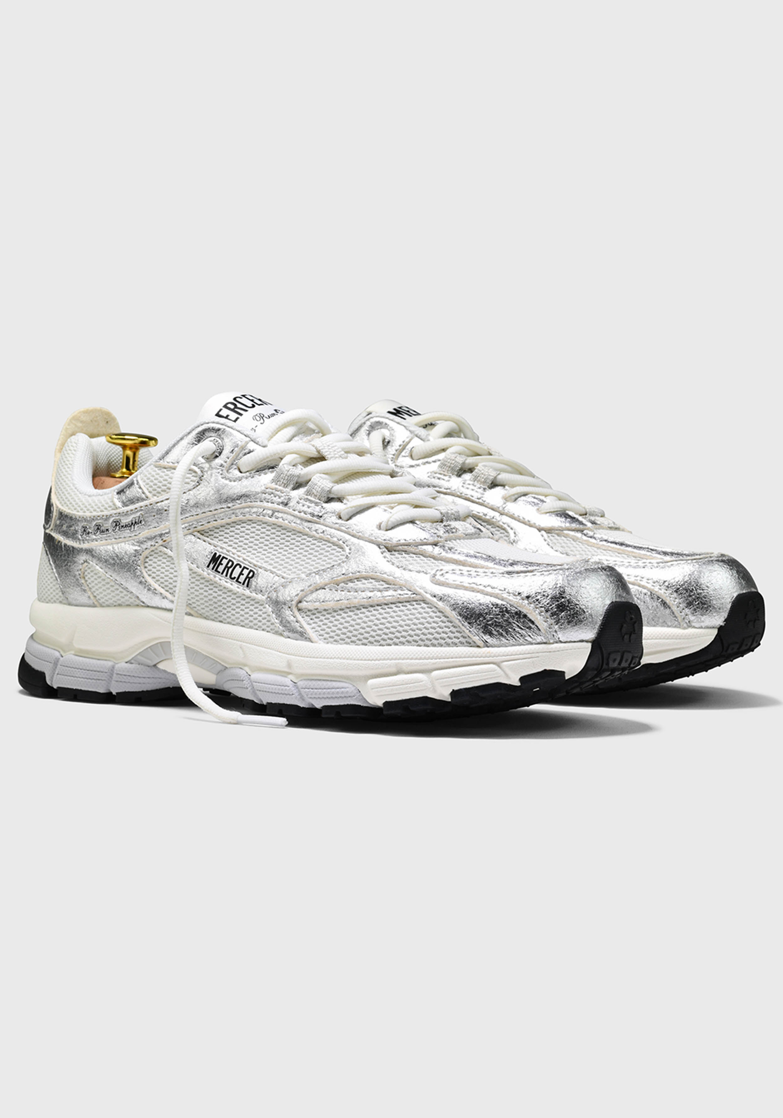 Mercer Sneaker The Re-Run Pineapple 2.0 Silver
