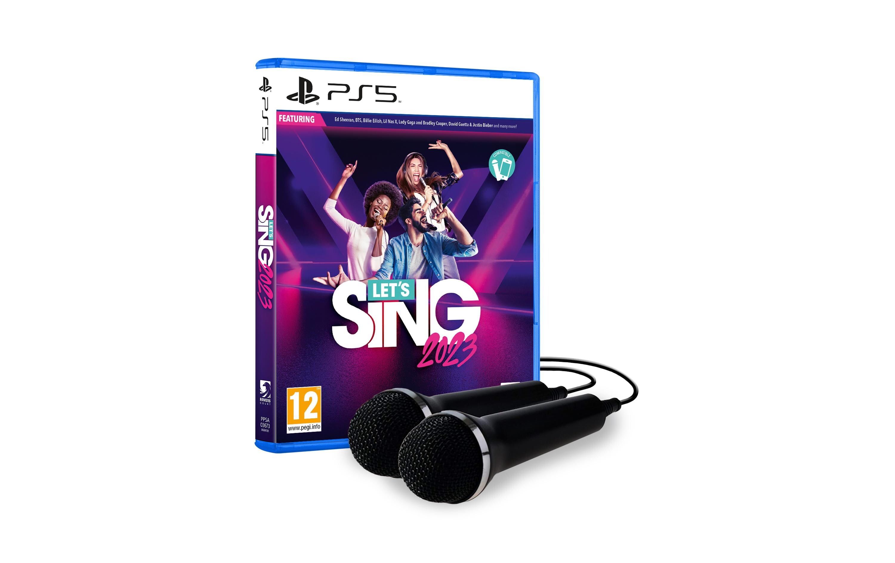 Let's Sing 2023 + 2 MicsAnspruchsvolles Karaoke-Spiel für die PlayStation 5