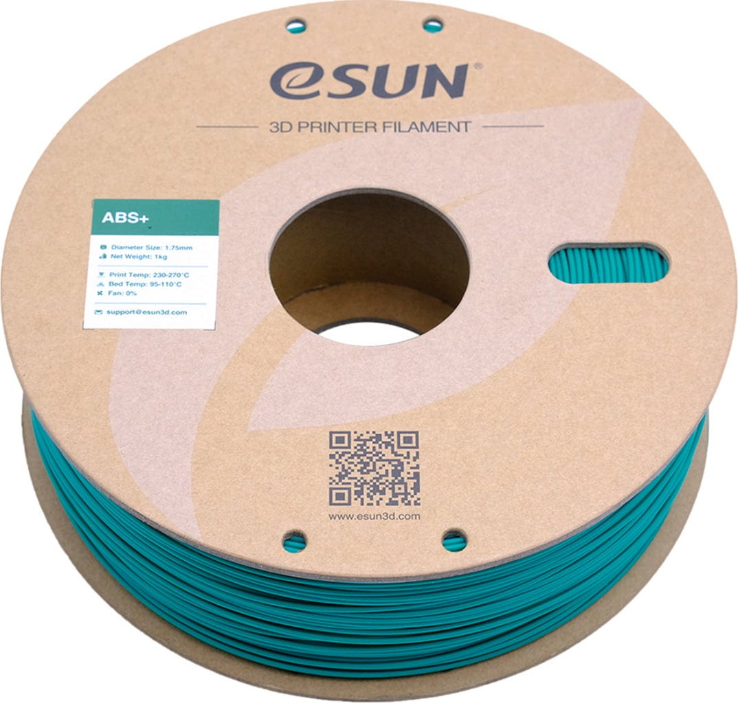 eSUN  ABS+ Green, 1,75 mm / 1000 g    ABS Filament mit verbesserten mechanischen Eigenschaften