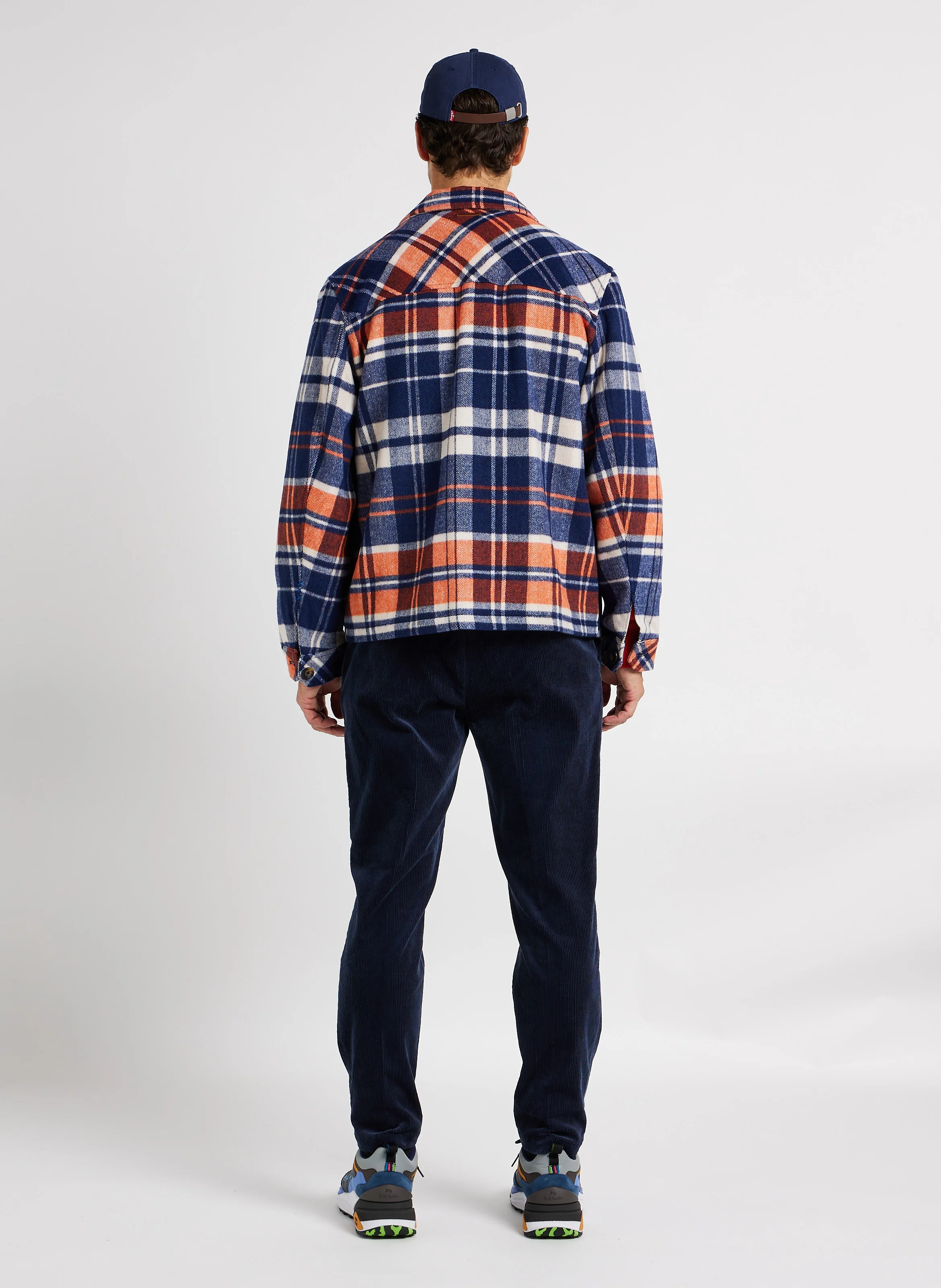 Pull col rond en laine et en cachemire mélangés | Orange