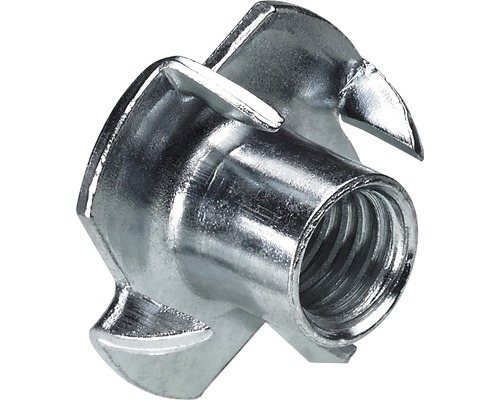 Stalen insteekmoer met M8/10 mm schroefdraad, 50 stuks