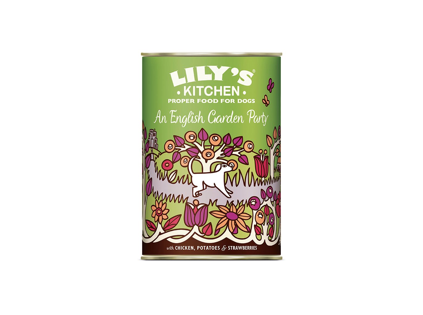 COMIDA HÚMIDA PARA CÃO LILY'S KITCHEN FRANGO 400G
