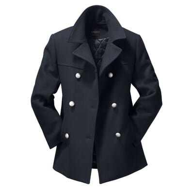 Bretonische Kaban-Jacke Damen, Marine
