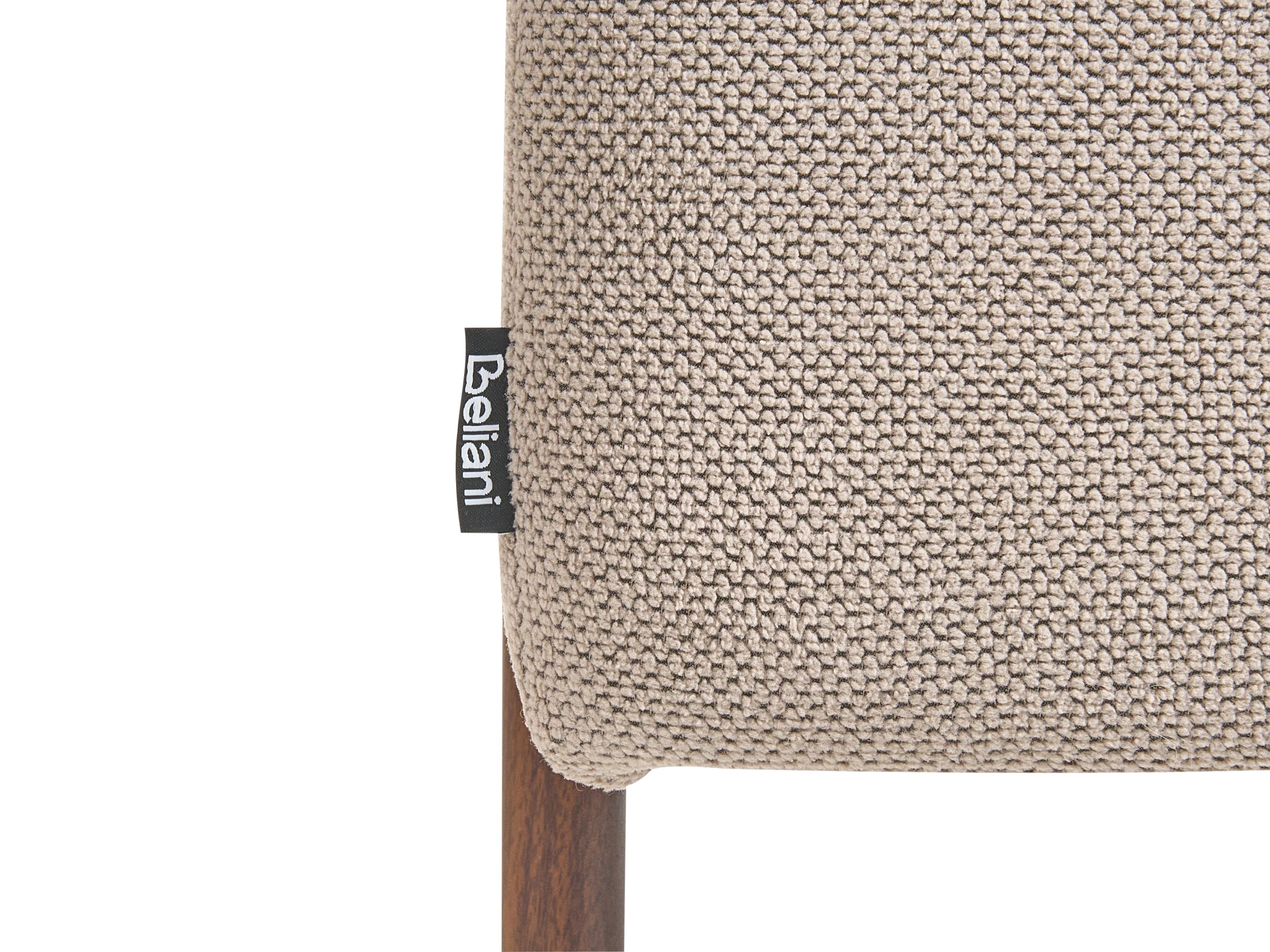Schoenenbankje VAIL Stof 115 cm 40 cm met opbergruimte Taupe