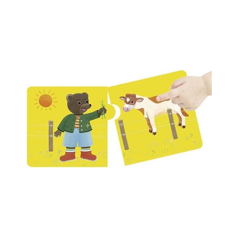 Petit Ours Brun - Mon premier puzzle à toucher, Les animaux