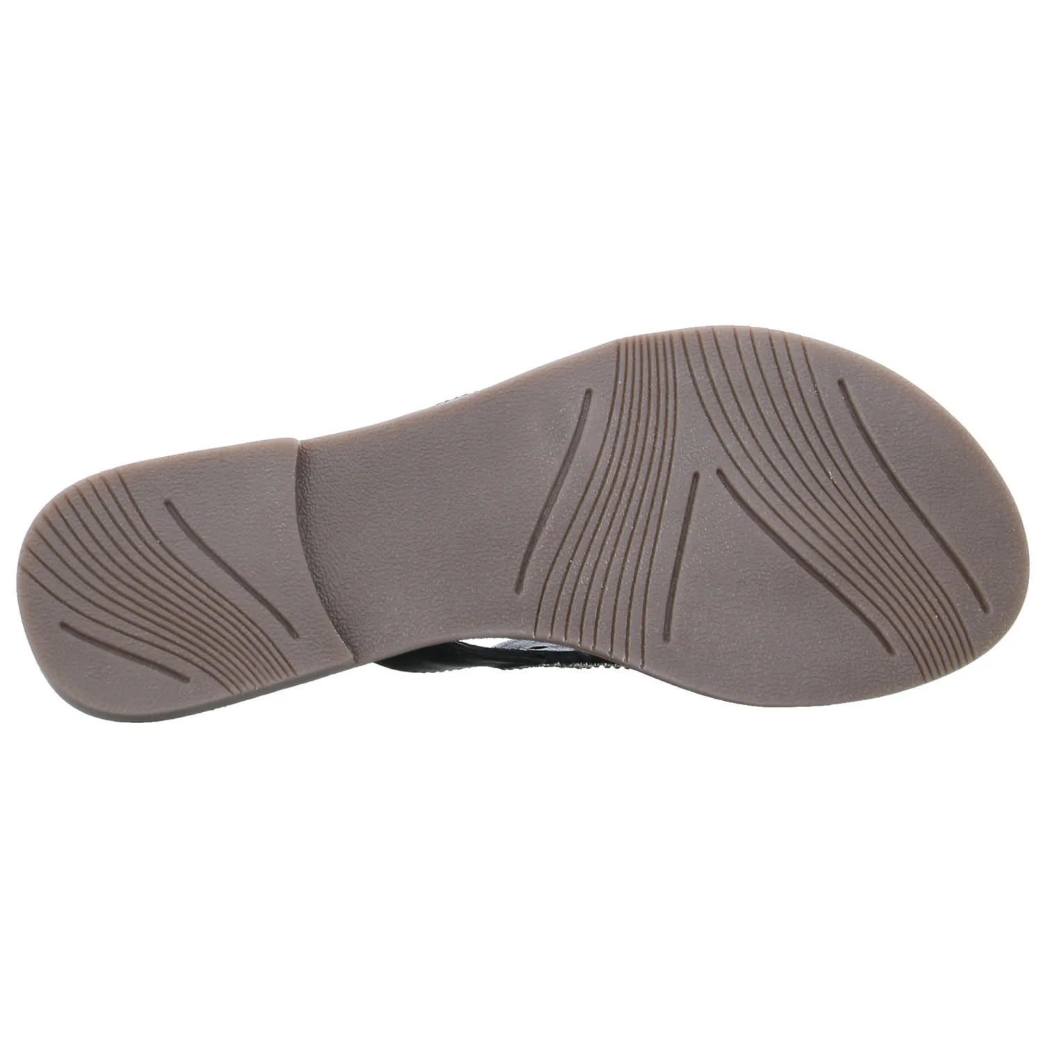 SCHUHENGEL Zehentrenner-FlipFlop Schwarz Leder