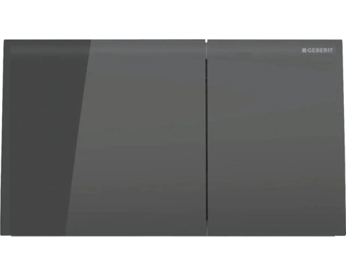 GEBERIT Sigma 70 bedieningsplaat, glanzend zwart / knop, glanzend zwart 115.622.SJ.1